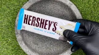 Turning HERSHEY’S Chocolate Into Slushy! Satisfying Crushing ASMR!