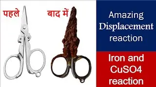 Rusting of Iron | Displacement reaction | Amazing Video