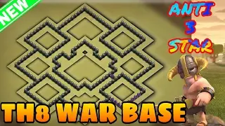TH8 WAR BASE 2017 - anti 3 star th8 base | subhra