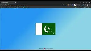Pakistani Flag using HTML and CSS | Web Development | Ayaz Soomro
