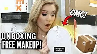 HUGE UNBOXING of NEW MAKEUP! | FREE PR Stuff Beauty Gurus GET!