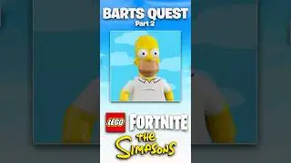 Complete Every Part 3 Homer Quest for FREE Decor in LEGO Fortnite! (Simpsons Update)
