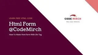 Html form design examples with code | Create Form Using Html Div