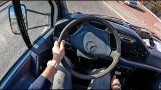 1997 Mercedes Sprinter I [2.9 TD 102HP] | POV Test Drive 