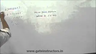 Prime Attribute and Non Prime Attribute Example | DBMS Databases | 20