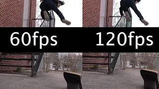スローモーションを部分的に使う時24fps, 60fps, 120fpsどれで撮る？
