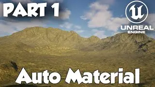 Landscape Auto Material Tutorial Part 1 | Material Setup & Tiling | Unreal Engine 5