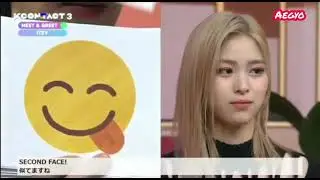 ITZY Ryujin Copying Emoji