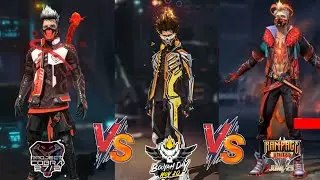 Free Fire Cobra Vs Booyah Vs Rampage All Legendary Bundles Comparision Video | Evo Bundles Review