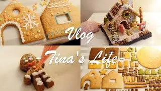SUB) Making A Gingerbread House (Vlog)