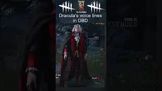 DRACULA's voice lines in Dead by Daylight 🧛 #shorts #dbd #gaming #dbdshorts #dracula