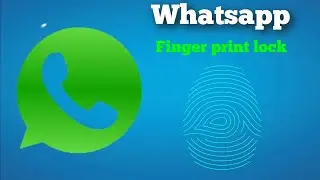 how to enable whatsapp finger print lock #whatsapp tricks