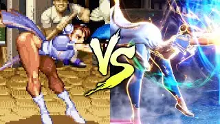 SF2 vs SF6 Chun-Li Comparison
