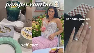 PAMPER DAY ♥︎ self care routine, at home glow up, birthday transformation