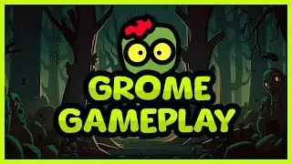 Grome | GamePlay | Zombie game | indie game | 2023 video game | unity 2d roquelike game