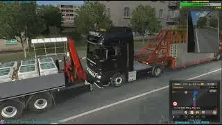 ETS 2/ Пробка на границе. Стрим-моменты.
