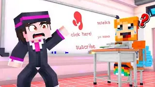 I Took Socksfor1 to School in Minecraft