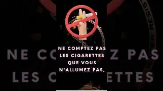 Ne compte pas les cigarettes que tu ne fumes pas. Fais plutôt ça #arrêterdefumer #addictions
