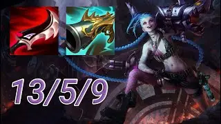 Lethality Jinx Mid VS Swain | EUW Diamond Patch 13.17