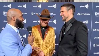 Keith Bynum and Evan Thomas at 34th GLAAD Media Awards