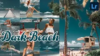 Dark Beach Preset I Lightroom Mobile Presets Free DNG I Beach V2 Preset