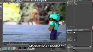 Minecraft 3D Background Free Template + Tutorial + Demonstration