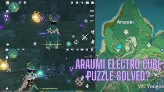 Araumi Puzzle - Electro Cube Puzzle - Hidden Chest & Electroculus - Inazuma
