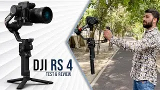 DJI RS 4 : Test & Review | Best Mirrorless Camera Gimbal in 2024 ? (Hindi)
