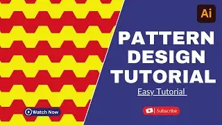 How to Create Seamless Patterns in Adobe Illustrator| Pattern Design| 