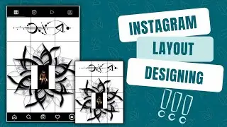 New instagram profile feed layout design | Make instagram profile look's cool 
