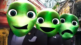 Green Alien - COVER Coffin Dance