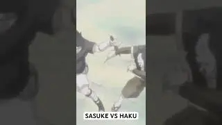 Sasuke’s first solo fight😱#sasuke #haku #naruto #narutoshippuden #boruto #anime #japan #shorts