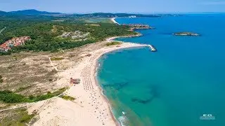 4K Arkutino Beach, Bulgaria /4K Плаж Аркутино България