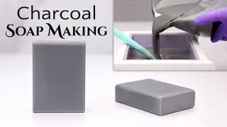 Simple Charcoal Soap Making