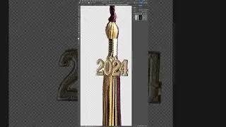 Here's how I added a tassel to her hat! #graduation #photoshop #senior #compositing #retouching