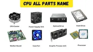 12 Computer parts name in english | Very useful parts of computer list