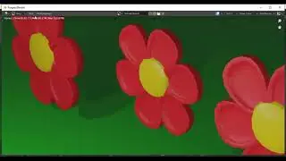Модель цветка в blender 2.9