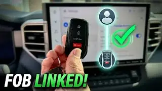 Step-by-Step: Linking your Key Fob to a Driver Profile 2022+ Toyota Tundra