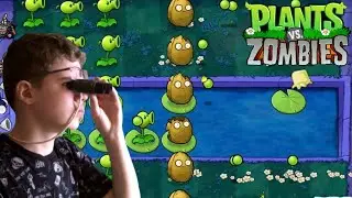 НЕВИДИМЫЕ ЗОМБИ И ТРИ РАСТЕНИЯ В РЯД!!! - Plants Vs Zombies №17