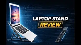 Review - Laptop Stand for Desk, Ergonomic Design Adjustable Aluminum Foldable Portable Co