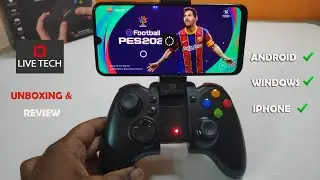Live Tech wireless gamepad Unboxing | Best budget gamepad for Android  PC TV | Live Tech Yo!Man