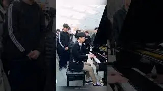 A BOY PLAYS BOHEMIAN RHAPSODY IN AMAZING WAY WITH STREET PIANO