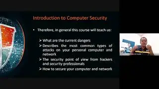 1.1 Intro to Computer Security: Classification of Threats, Network Structure and Data Packets
