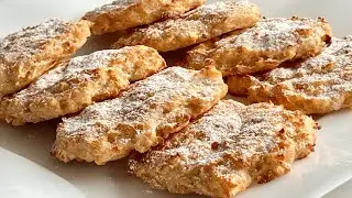 🍎🍏 The healthiest apple biscuit!!! Delicious weight loss recipe!