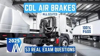 CDL Air brakes test 2025 | 100% pass | All states