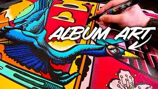 Creating an Album Cover Artwork Redesign by Hand