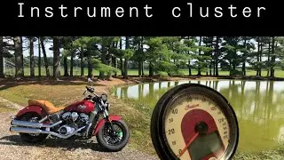 2015 Indian Scout. Instrument cluster replacement