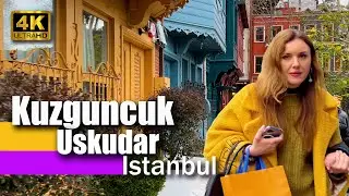 Istanbul 2022 | Uskudar Kuzguncuk | 30 November Walking Tour|4k UHD 60fps