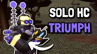 SOLO HARDCORE TRIUMPH WITH OP ELECTROSHOCKER | Roblox Tower Defense Simulator TDS