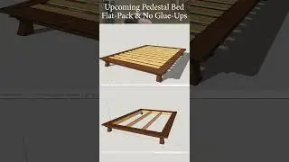 A Bed with no glue!!! #sketchup #CNC  #legacycnc #cncrouter #cncwoodworking